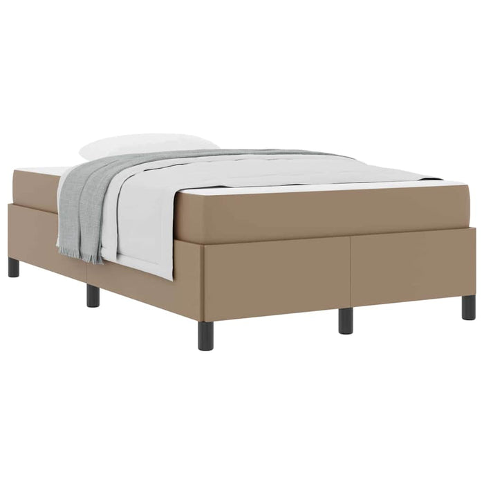 vidaXL Struttura letto con materasso Cappuccino 120 x 190 cm