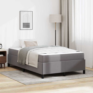 vidaXL Struttura letto con materasso con materasso Grigio 120 x 200 cm