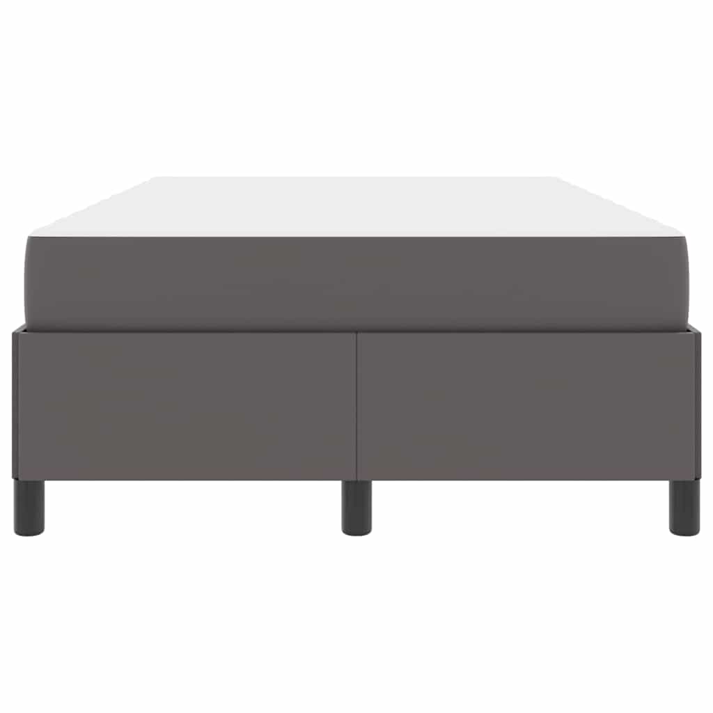 vidaXL Struttura letto con materasso con materasso Grigio 120 x 200 cm
