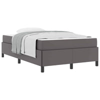 vidaXL Struttura letto con materasso con materasso Grigio 120 x 200 cm