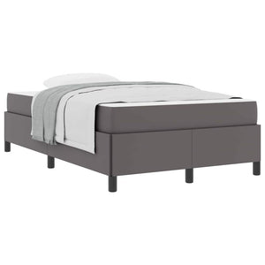 vidaXL Struttura letto con materasso con materasso Grigio 120 x 200 cm