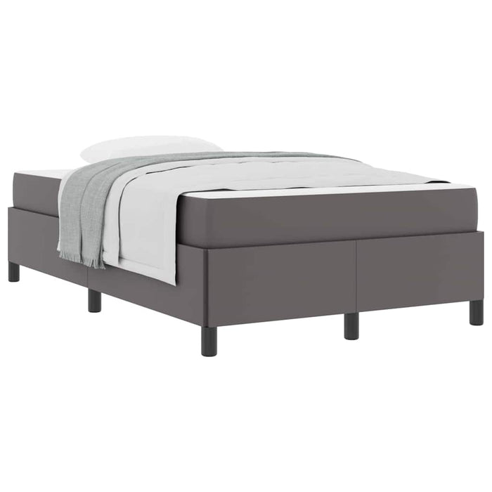 vidaXL Struttura letto con materasso con materasso Grigio 120 x 200 cm