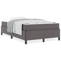 vidaXL Struttura letto con materasso con materasso Grigio 120 x 200 cm