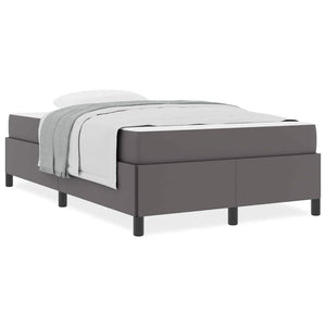 vidaXL Struttura letto con materasso con materasso Grigio 120 x 200 cm