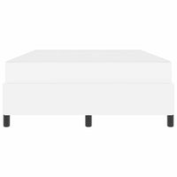 vidaXL Struttura letto con materasso con materasso Bianco 140 x 190 cm