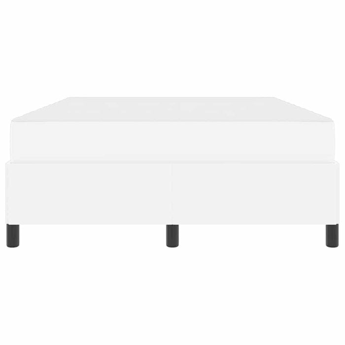 vidaXL Struttura letto con materasso con materasso Bianco 140 x 190 cm