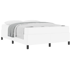 vidaXL Struttura letto con materasso con materasso Bianco 140 x 190 cm