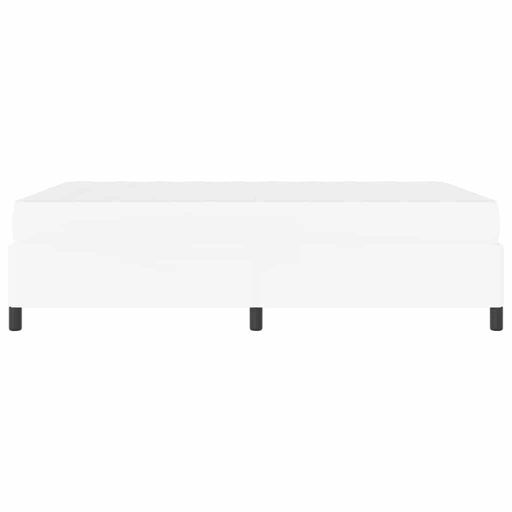 vidaXL Struttura letto con materasso con materasso Bianco 140 x 190 cm