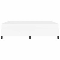 vidaXL Struttura letto con materasso con materasso Bianco 140 x 190 cm