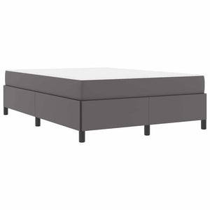 vidaXL Struttura letto con materasso con materasso Grigio 140 x 190 cm