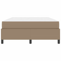 vidaXL Struttura letto con materasso Cappuccino 140 x 190 cm