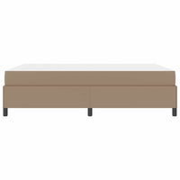 vidaXL Struttura letto con materasso Cappuccino 140 x 190 cm