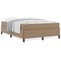 vidaXL Struttura letto con materasso Cappuccino 140 x 190 cm