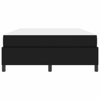 vidaXL Struttura letto con materasso Nero 140 x 200 cm Pelle sintetica