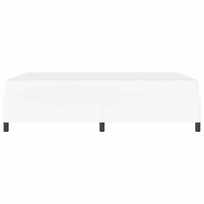 vidaXL Struttura letto con materasso con materasso Bianco 140 x 200 cm
