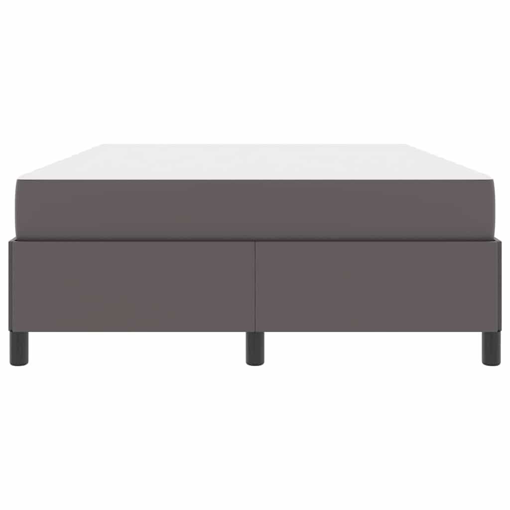 vidaXL Struttura letto con materasso con materasso Grigio 140 x 200 cm