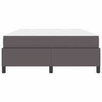 vidaXL Struttura letto con materasso con materasso Grigio 140 x 200 cm