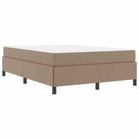 vidaXL Struttura letto con materasso Cappuccino 140 x 200 cm