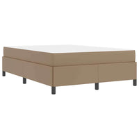 vidaXL Struttura letto con materasso Cappuccino 140 x 200 cm