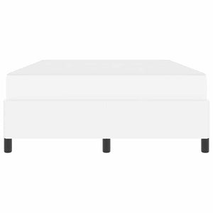 vidaXL Struttura letto con materasso con materasso Bianco 160 x 200 cm