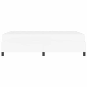 vidaXL Struttura letto con materasso con materasso Bianco 160 x 200 cm