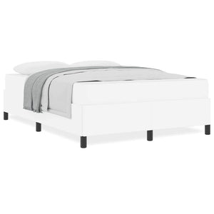 vidaXL Struttura letto con materasso con materasso Bianco 160 x 200 cm