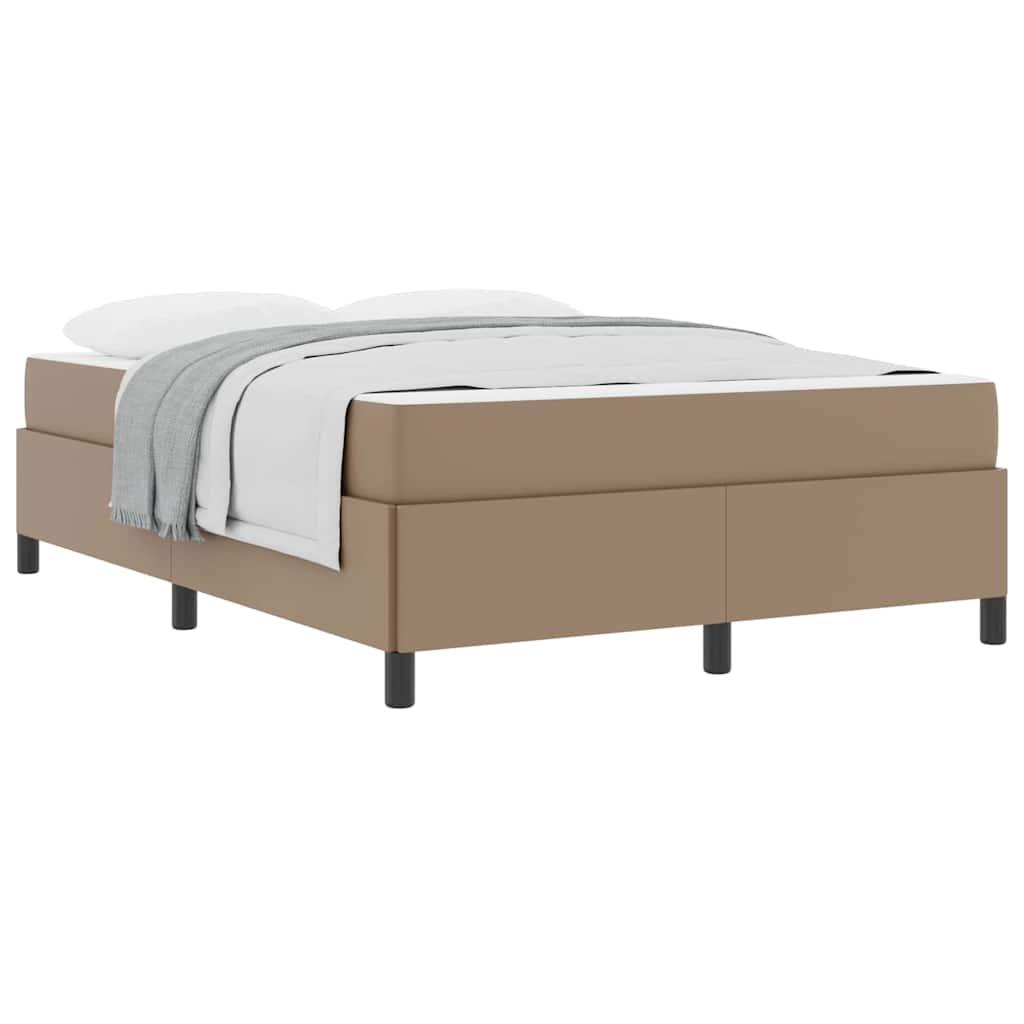 vidaXL Struttura letto con materasso Cappuccino 160 x 200 cm