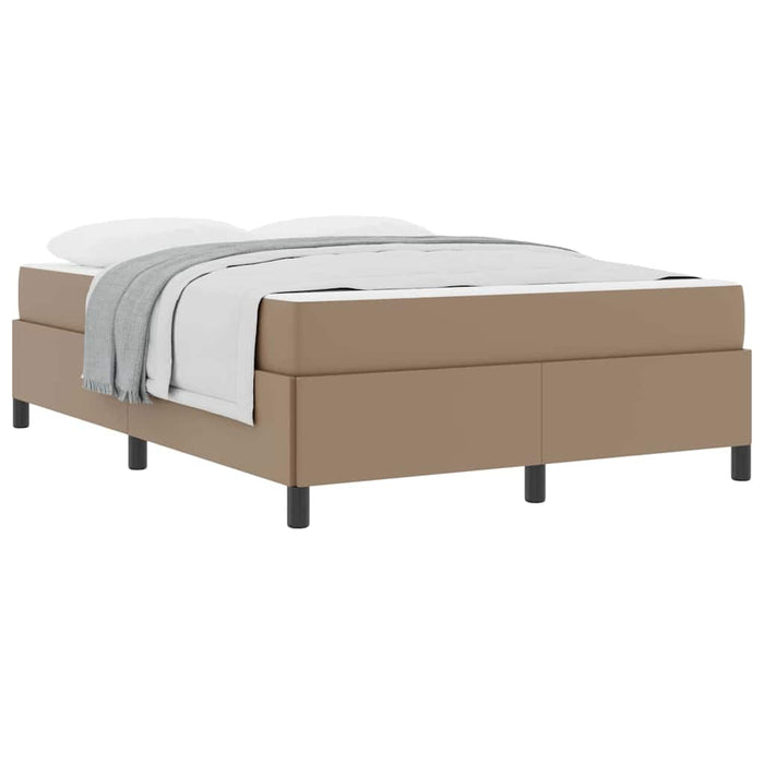 vidaXL Struttura letto con materasso Cappuccino 160 x 200 cm