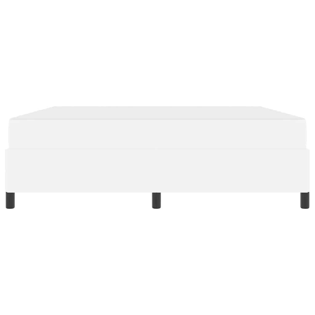 vidaXL Struttura letto con materasso con materasso Bianco 180 x 200 cm
