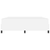 vidaXL Struttura letto con materasso con materasso Bianco 180 x 200 cm