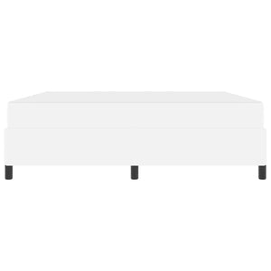 vidaXL Struttura letto con materasso con materasso Bianco 180 x 200 cm
