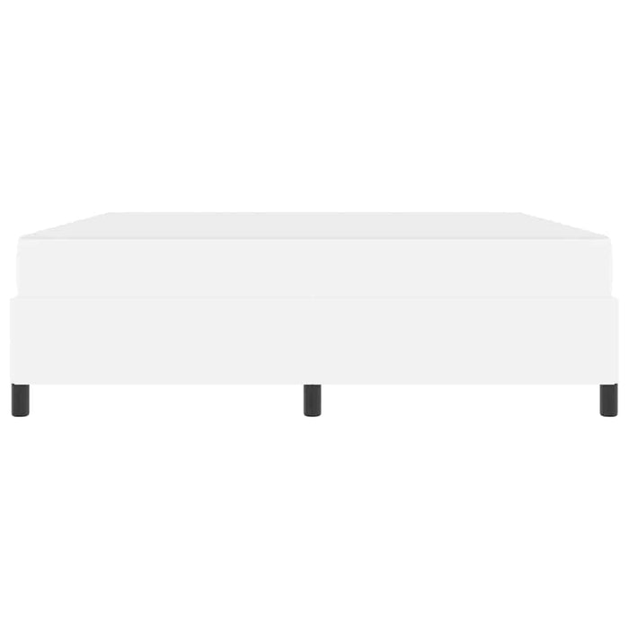 vidaXL Struttura letto con materasso con materasso Bianco 180 x 200 cm