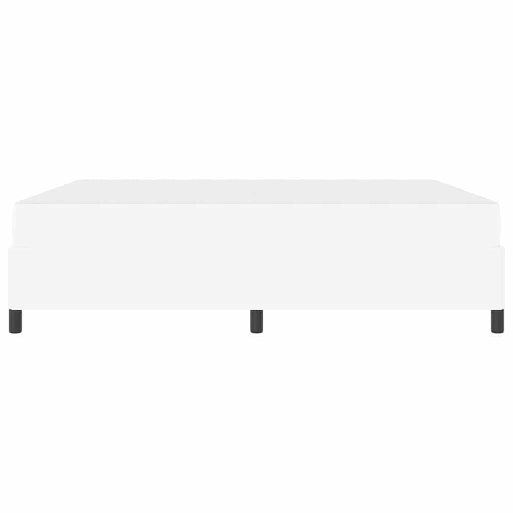 vidaXL Struttura letto con materasso con materasso Bianco 180 x 200 cm