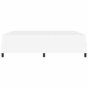 vidaXL Struttura letto con materasso con materasso Bianco 180 x 200 cm