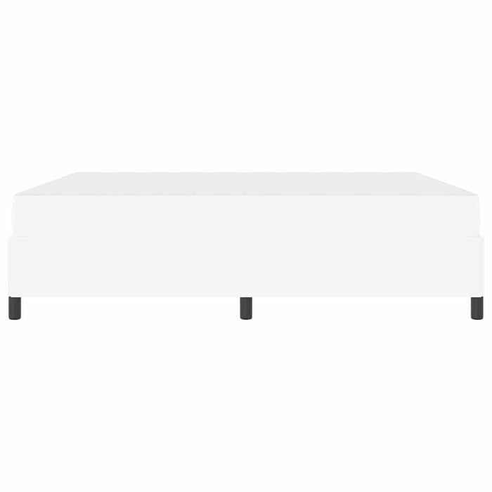vidaXL Struttura letto con materasso con materasso Bianco 180 x 200 cm