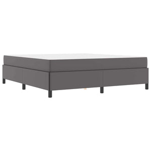 vidaXL Struttura letto con materasso con materasso Grigio 180 x 200 cm