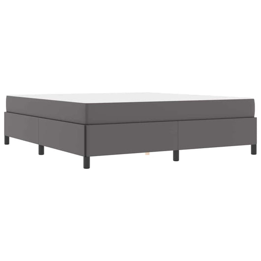 vidaXL Struttura letto con materasso con materasso Grigio 180 x 200 cm