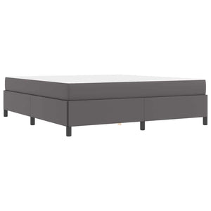 vidaXL Struttura letto con materasso con materasso Grigio 180 x 200 cm