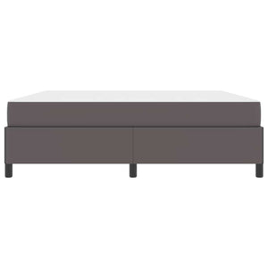 vidaXL Struttura letto con materasso con materasso Grigio 180 x 200 cm
