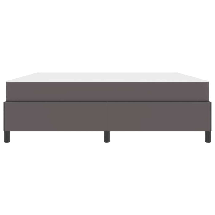 vidaXL Struttura letto con materasso con materasso Grigio 180 x 200 cm