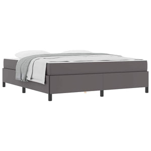 vidaXL Struttura letto con materasso con materasso Grigio 180 x 200 cm