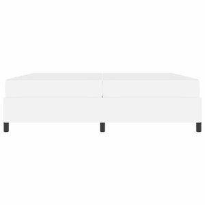 vidaXL Struttura letto con materasso con materasso Bianco 200 x 200 cm