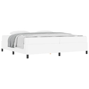 vidaXL Struttura letto con materasso con materasso Bianco 200 x 200 cm