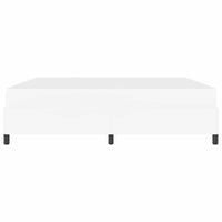 vidaXL Struttura letto con materasso con materasso Bianco 200 x 200 cm