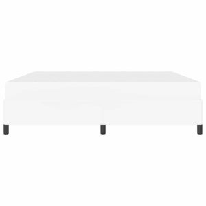 vidaXL Struttura letto con materasso con materasso Bianco 200 x 200 cm