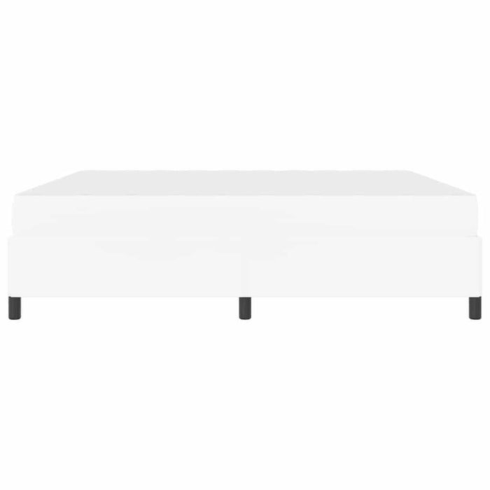 vidaXL Struttura letto con materasso con materasso Bianco 200 x 200 cm