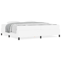 vidaXL Struttura letto con materasso con materasso Bianco 200 x 200 cm