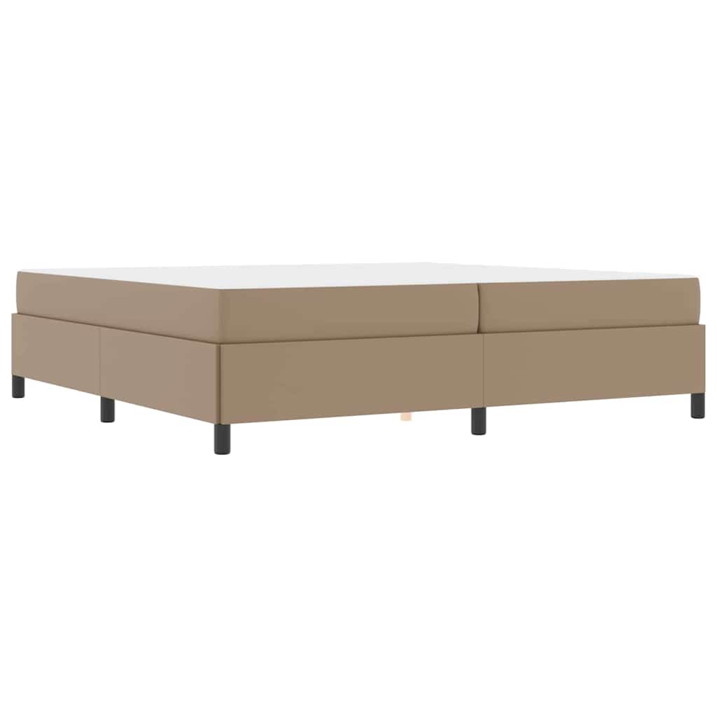 vidaXL Struttura letto con materasso Cappuccino 200 x 200 cm