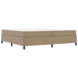 vidaXL Struttura letto con materasso Cappuccino 200 x 200 cm