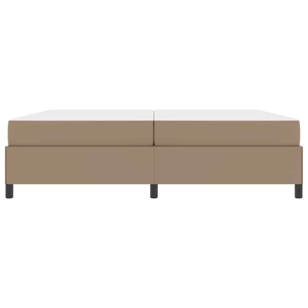 vidaXL Struttura letto con materasso Cappuccino 200 x 200 cm